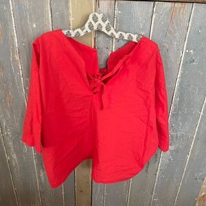 Issey Miyake Red Women's Top